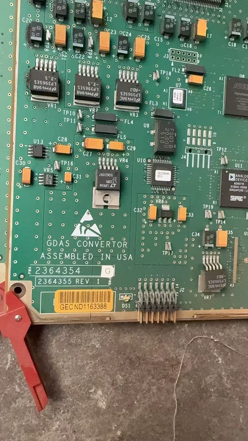 GE GECN2163388 | GOAS Converter Board | Part Number GECN2163388 | GE Computed Tomography Signal Converter | Gantry Data Acquisition Matrix thumbnail 3