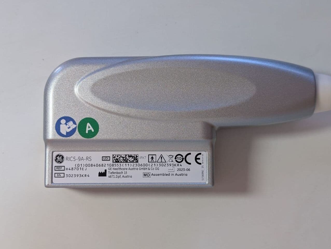 GE RIC5-9A-RS 3D/4D Intracavitary Ultrasound Transducer thumbnail 2