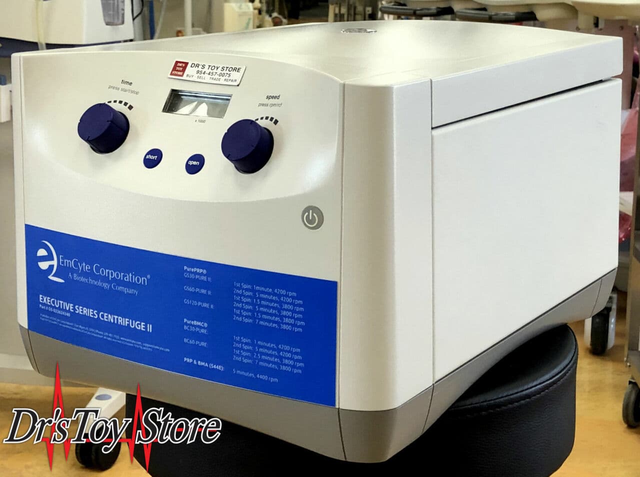 Emcyte Eppendorf 5702 Centrifuge with A-4-38 Swinging Bucket Rotor thumbnail 4