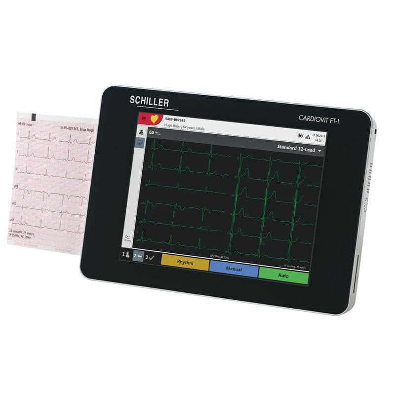 Schiller Cardiovit FT-1 Portable ECG/EKG with Touchscreen