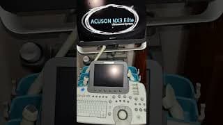 Siemens ACUSON NX3 Elite Ultrasound System with 3 Probes or Console Only Available Worldwide Shipping video thumbnail 1
