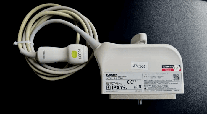 Toshiba PSI-30BX i6SX1 Phased Array Cardiac Ultrasound Probe for Aplio i600/i700/i800/i900