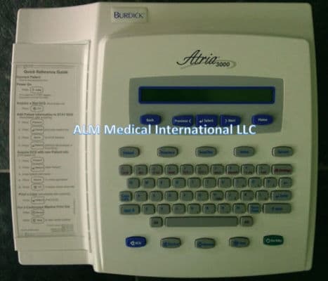 Interpretive Burdick Atria 3000 EKG Machine