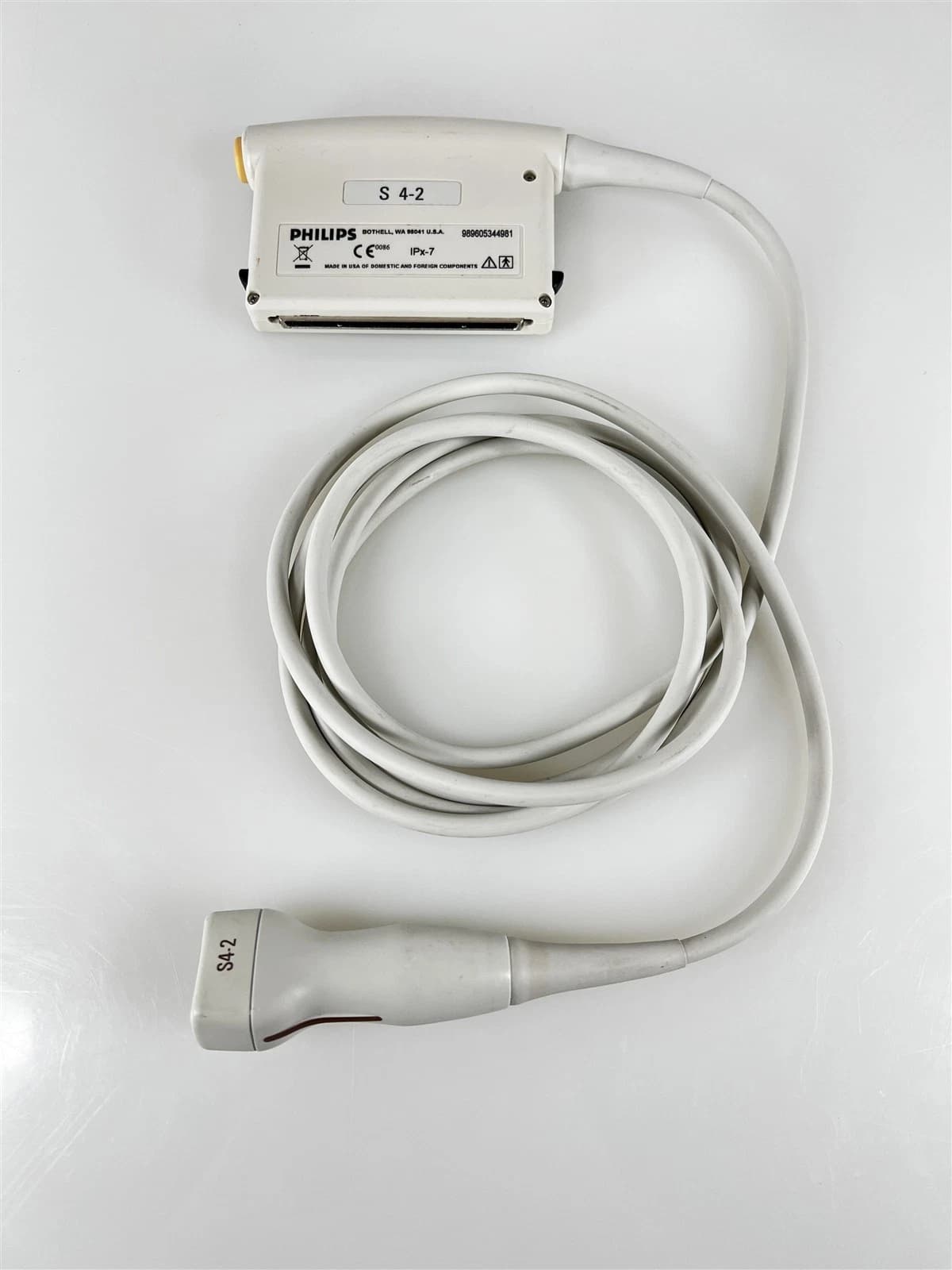 Philips S4-2 Cardiac Ultrasound Probe for ClearVue 350, 550, 650 and 850 Systems – Broadband Sector Array Transducer