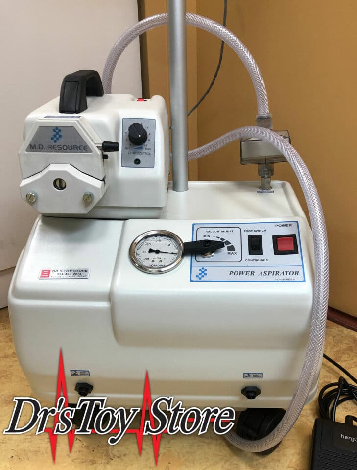 MD RESOURCE Touch Up Aspirator Surgical Suction System with Infiltration Pump and Scale