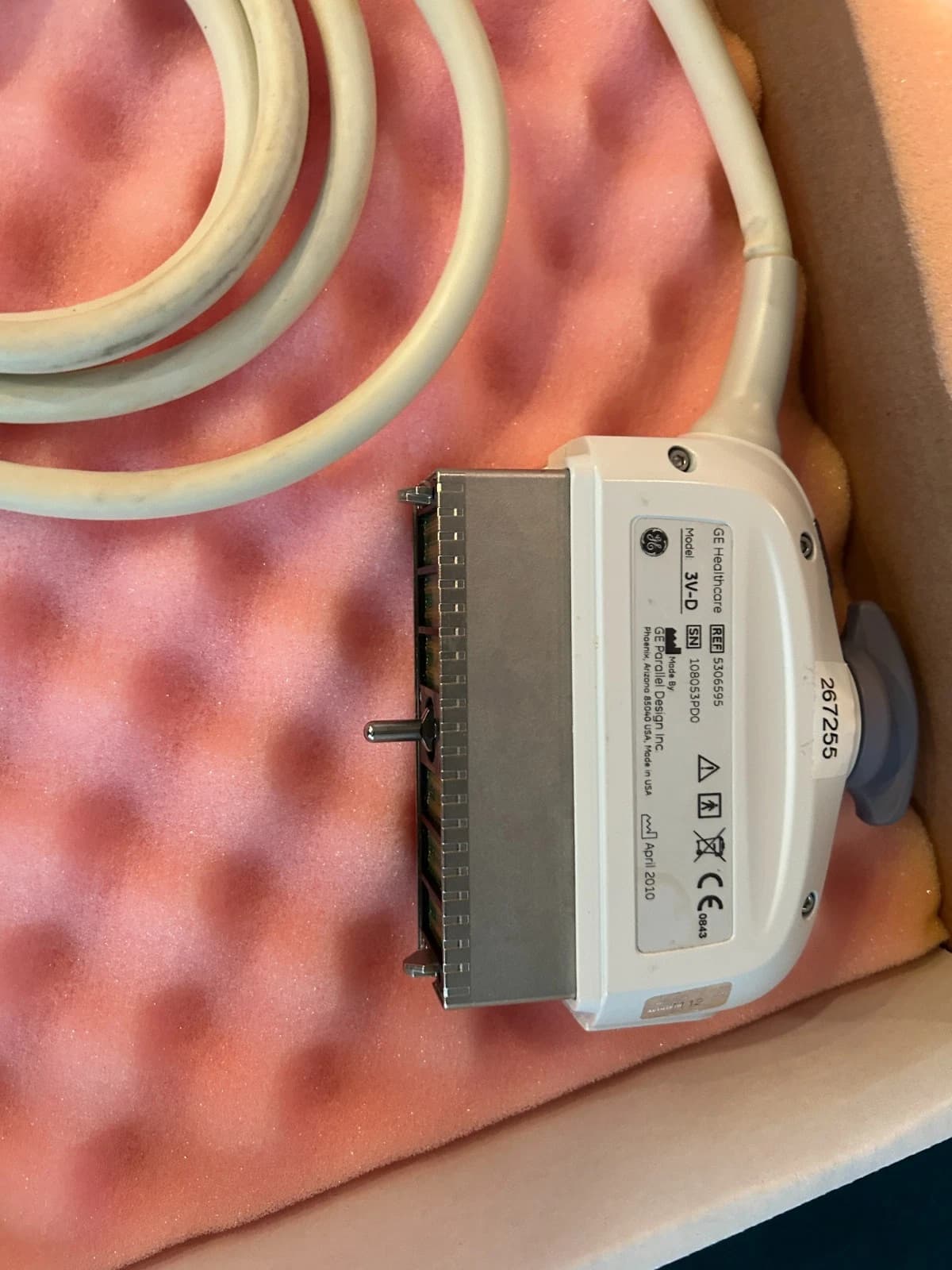 GE 3V-D 4D Phased Array Ultrasound Probe for Vivid Systems – Real-Time 3D/4D Cardiac Imaging, Adult and Pediatric Echocardiography