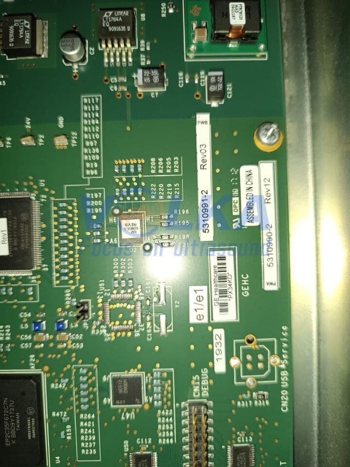 GE Healthcare Brivo 315 TGPL Board (5310990-2)