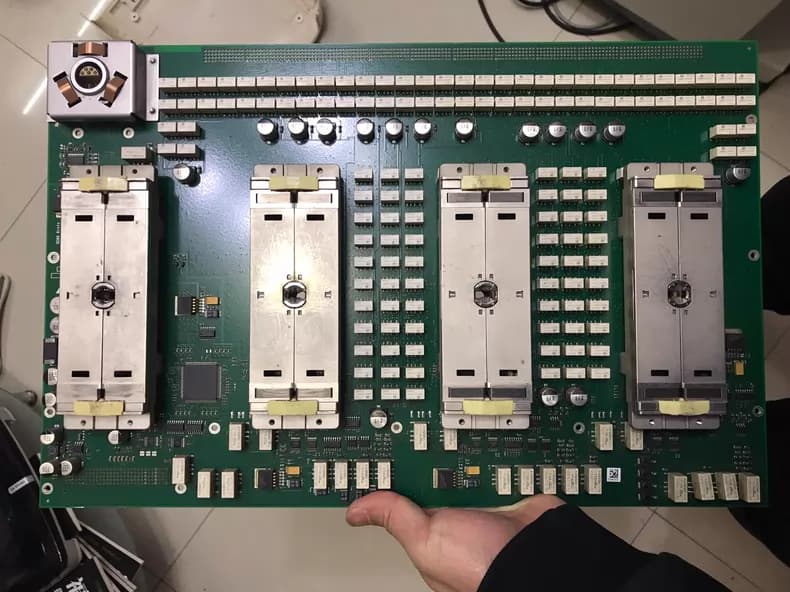 GE Voluson E8 GBF80 RTF20 RFI20 Front-End Probe Interface Board Assembly Ultrasound Parts