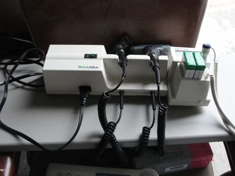 Welch Allyn Wall-Mounted Diagnostic Set with Otoscope and Panoptic Ophthalmoscope