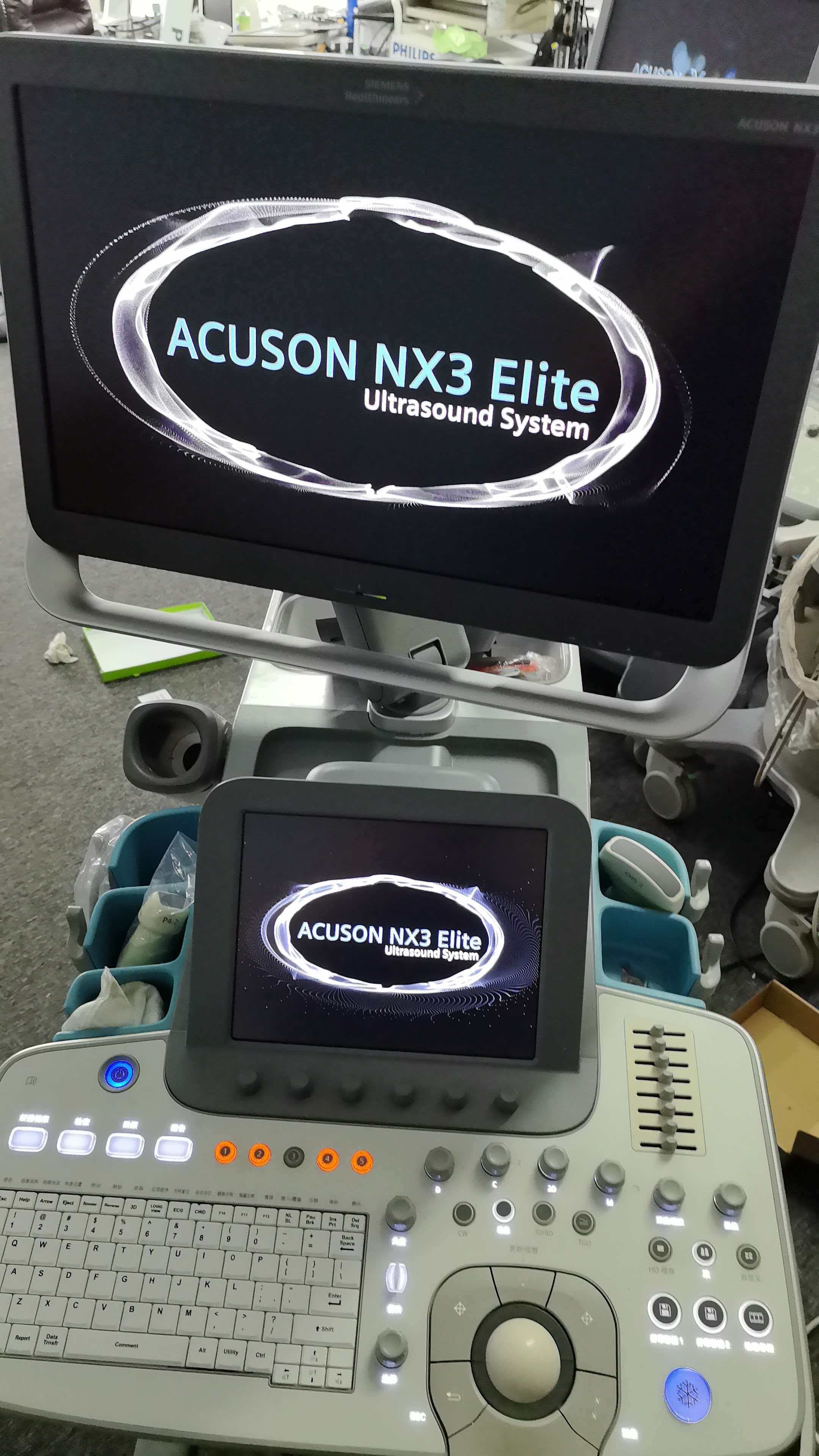 Siemens ACUSON NX3 Elite Ultrasound System with 3 Probes or Console Only Available Worldwide Shipping