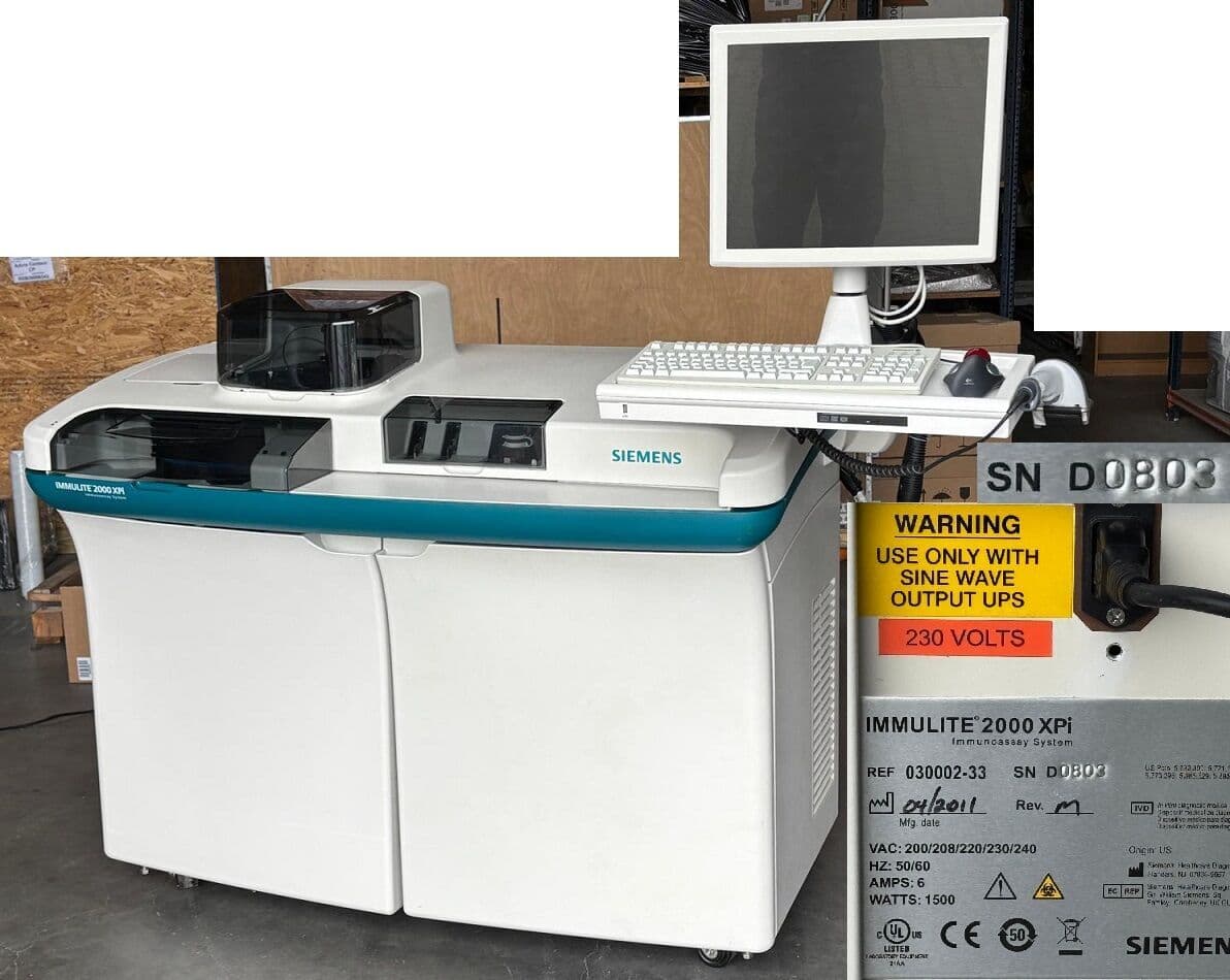 Immunoassay Analyzer by Siemens — Immulite 2000 XPi
