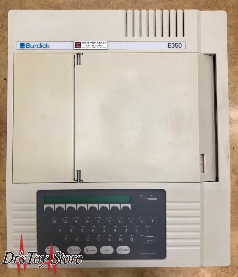 Burdick E350 ECG Machine with Clips and Leads