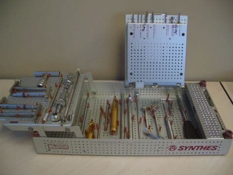 Synthes D.H.S. Basic Instrument Set for Orthopedic Procedures