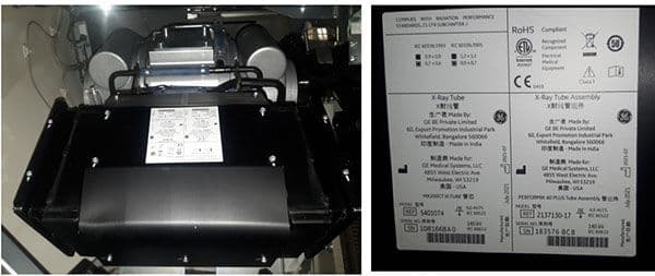 Refurbished GE Performix 40 Plus X-Ray Tube, P/N 2137130-17