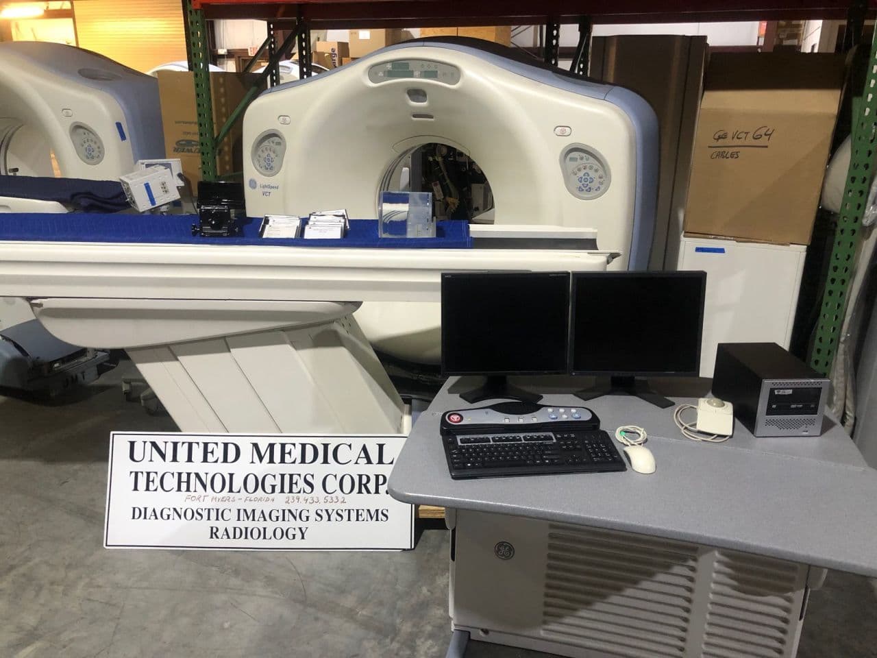 GE Lightspeed VCT 64-Slice CT Scanner System