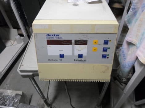 Baxter Biofuge 13 Laboratory Centrifuge