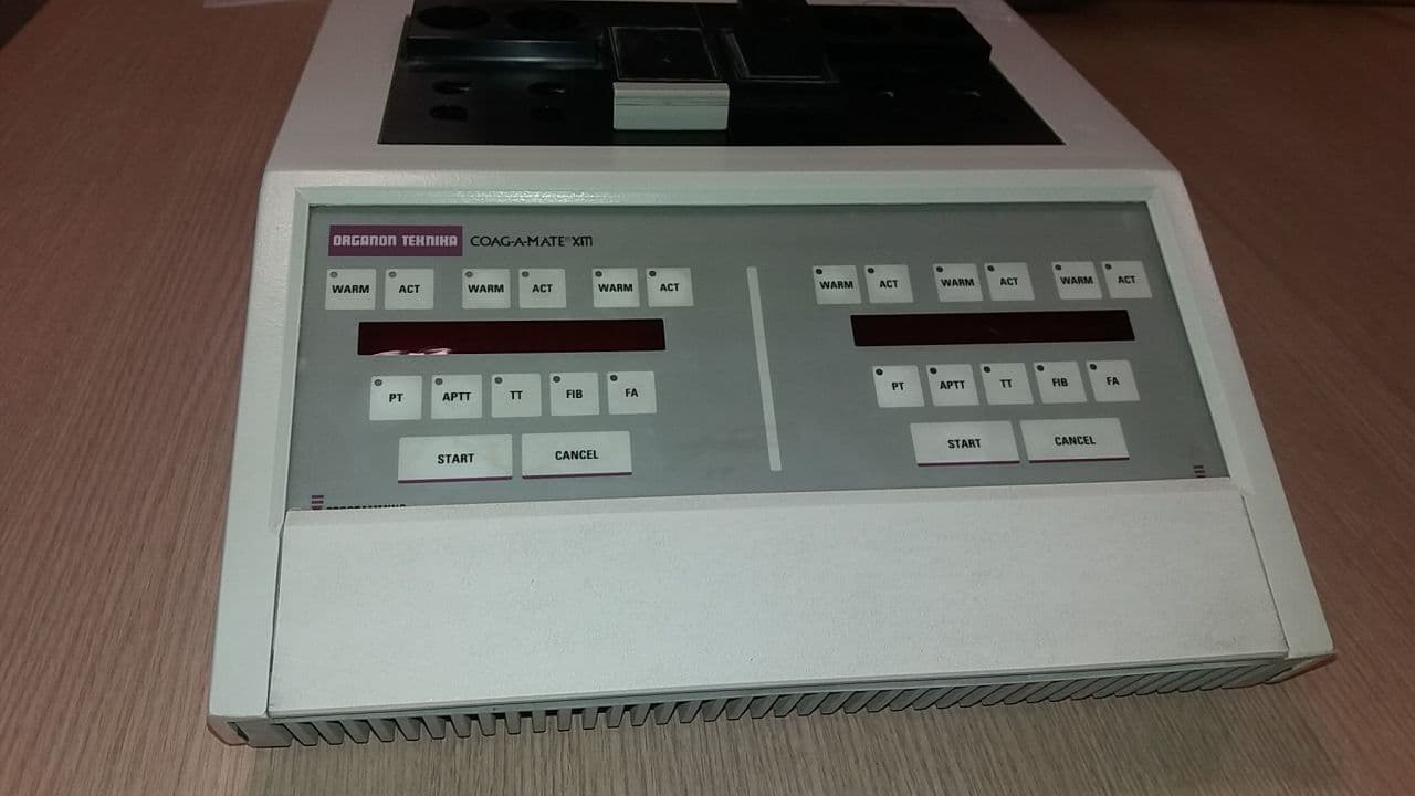 Coagulation Laboratory Testing — Organon Teknika Coag-A-Mate XM Analyzer