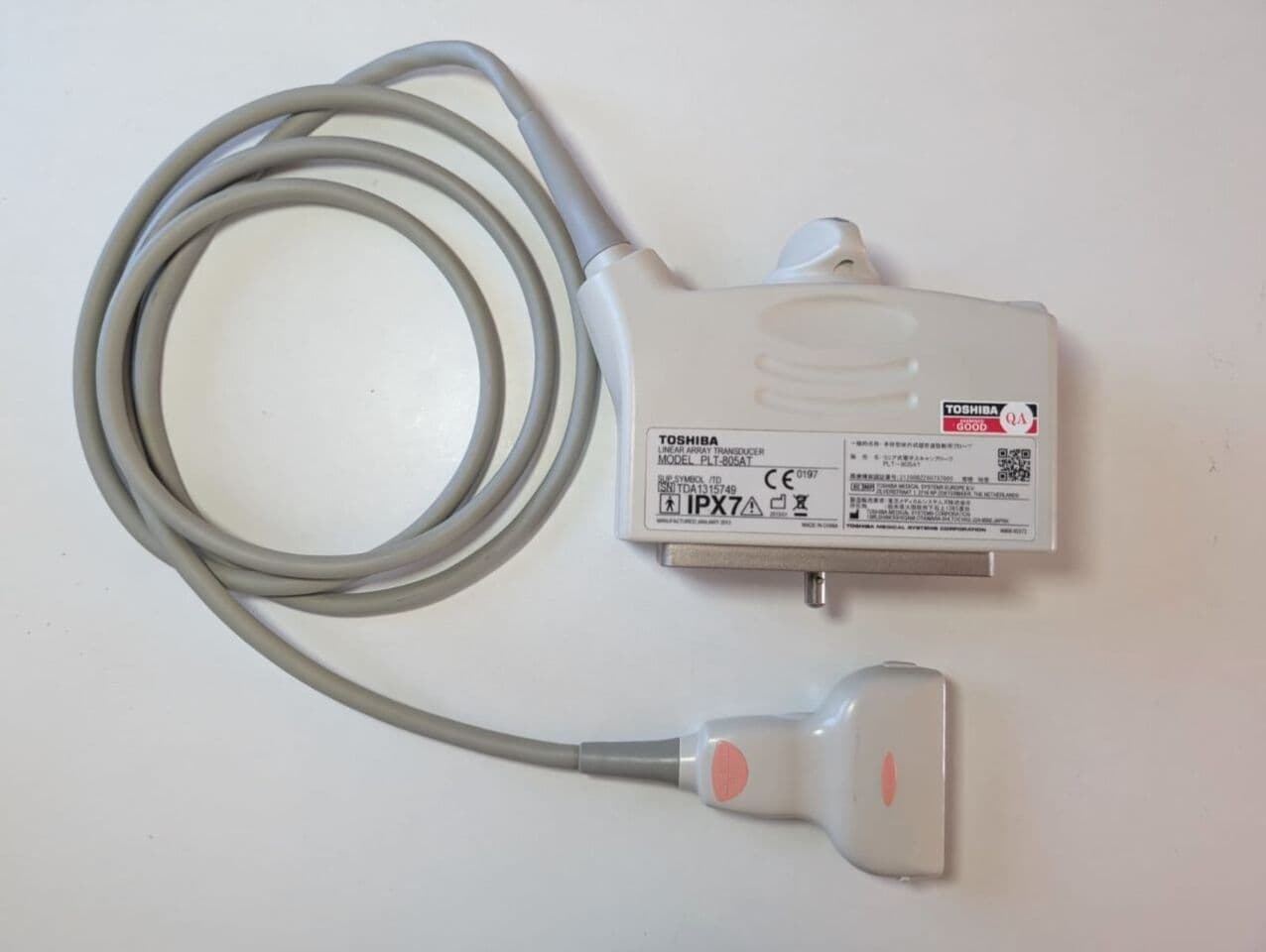 Toshiba PLT-805AT Linear Ultrasound Transducer for Aplio, Xario, and Viamo Systems