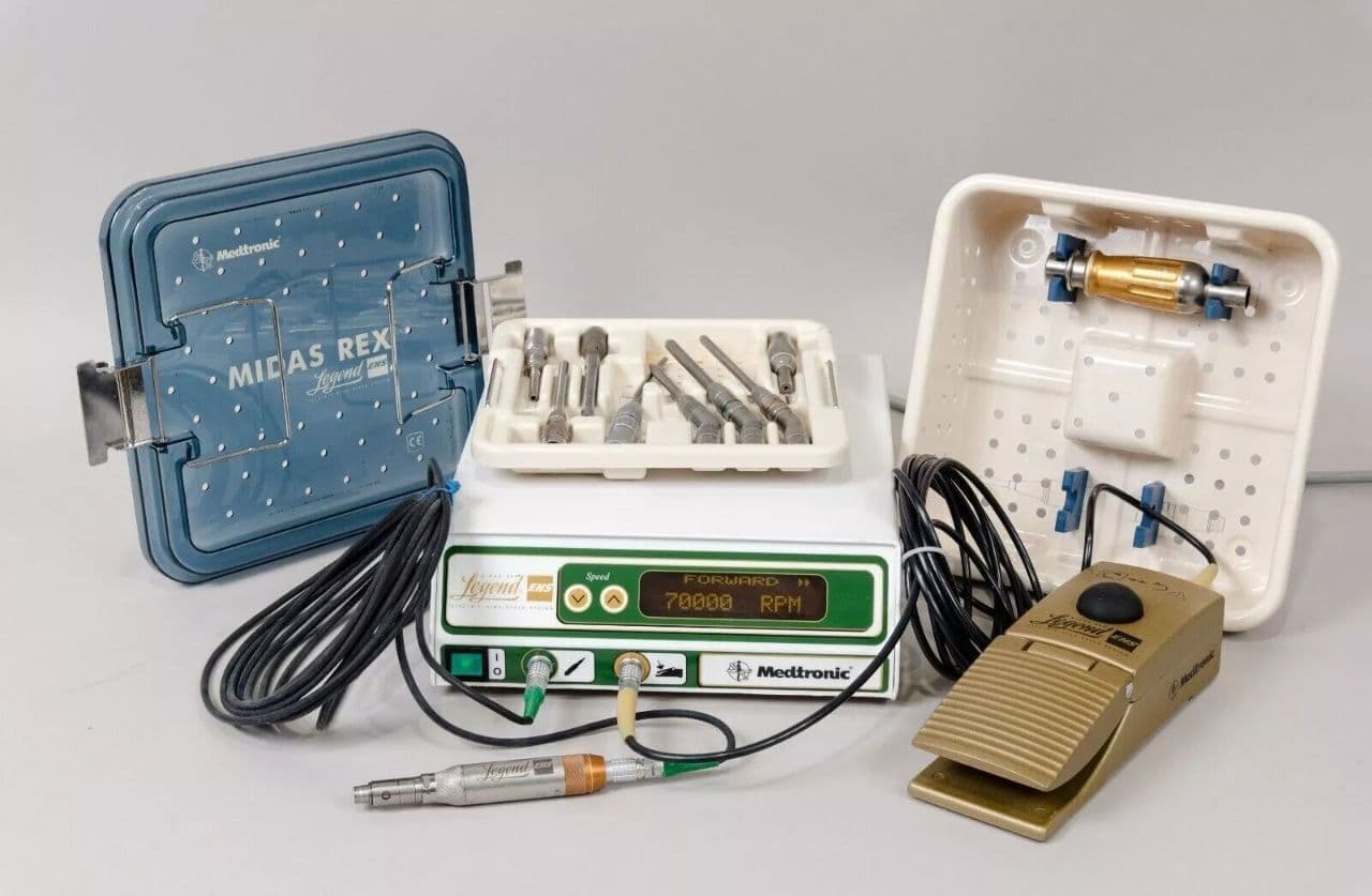 Medtronic Midas Rex Legend EM100 EHS Surgical Drill Set