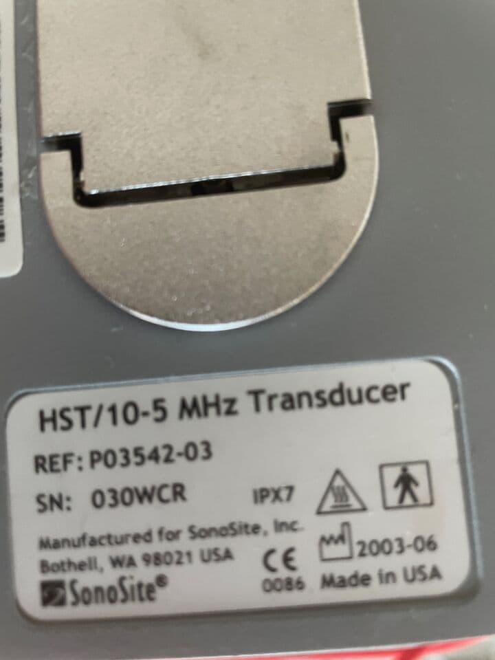 SonoSite Ultrasound Transducer for Titan System
