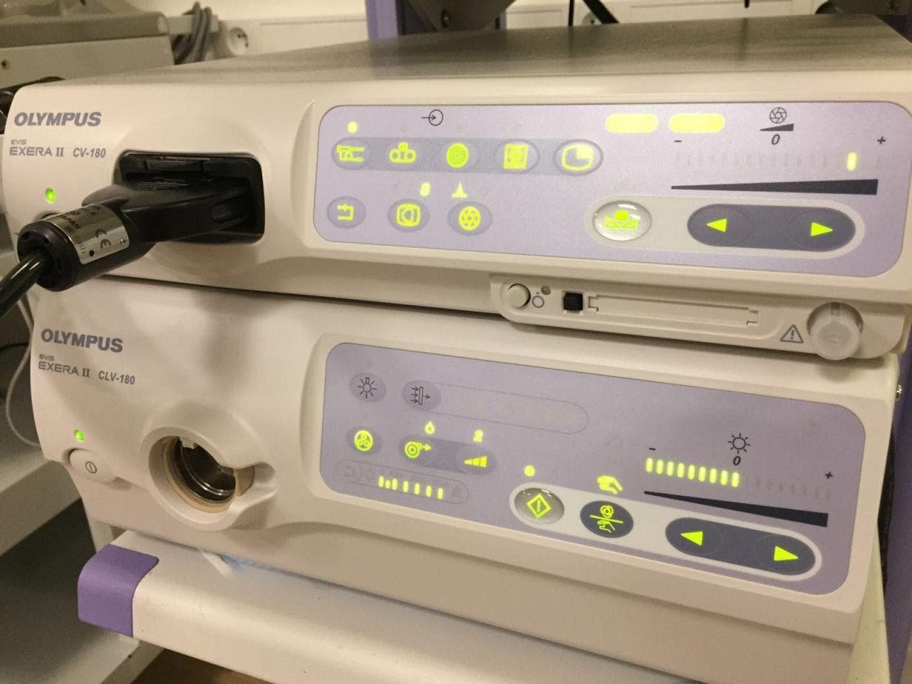 Olympus EVIS EXERA II Endoscopy System with CV-180 Processor and CLV-180 Light Source