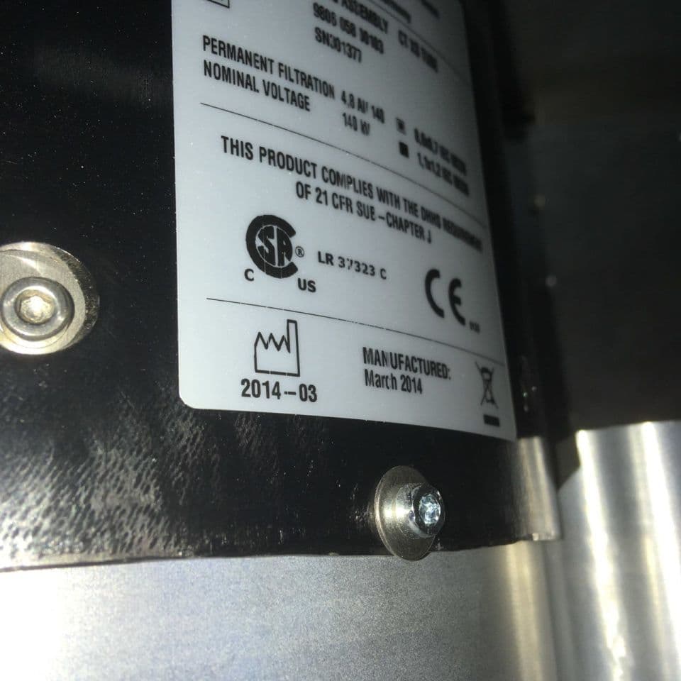 Philips iMRC 9806 058 00103 CT X-Ray Tube for ICT 256 Scanners