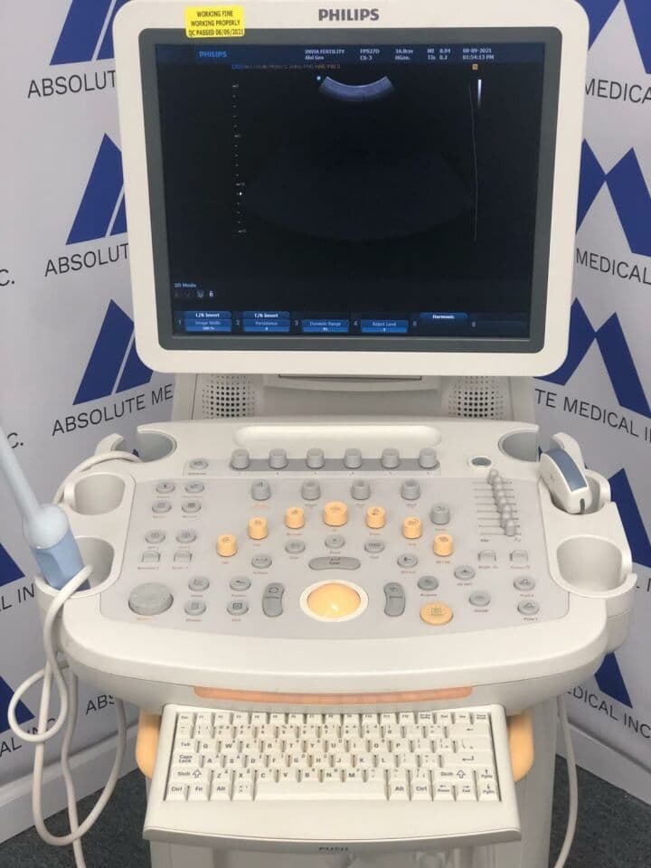 Philips HD9 Ultrasound System with C6-3 and V9-4v Transducers