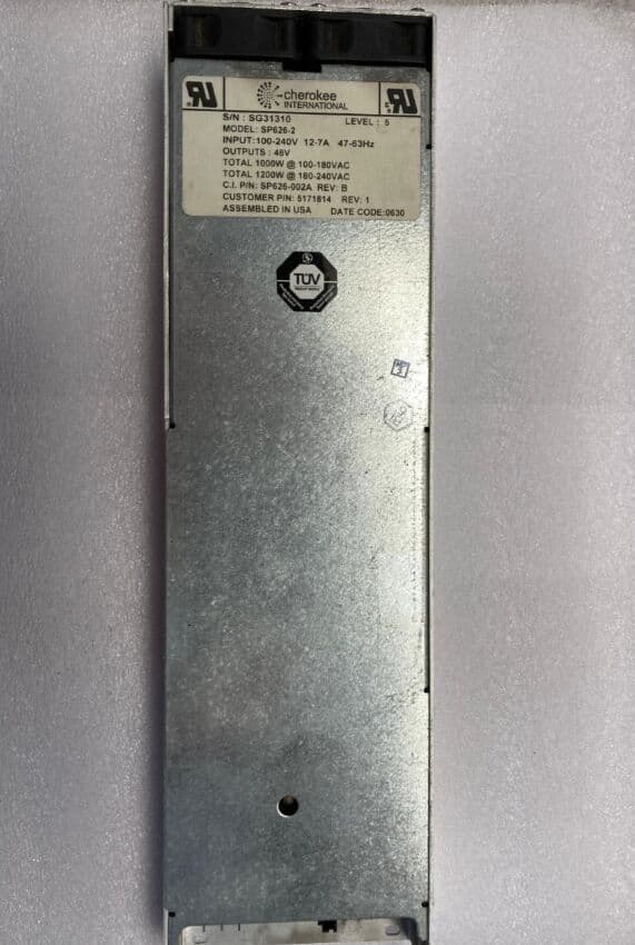 Replacement 48V Power Supply SP626-2 for GE LightSpeed VCT CT Systems