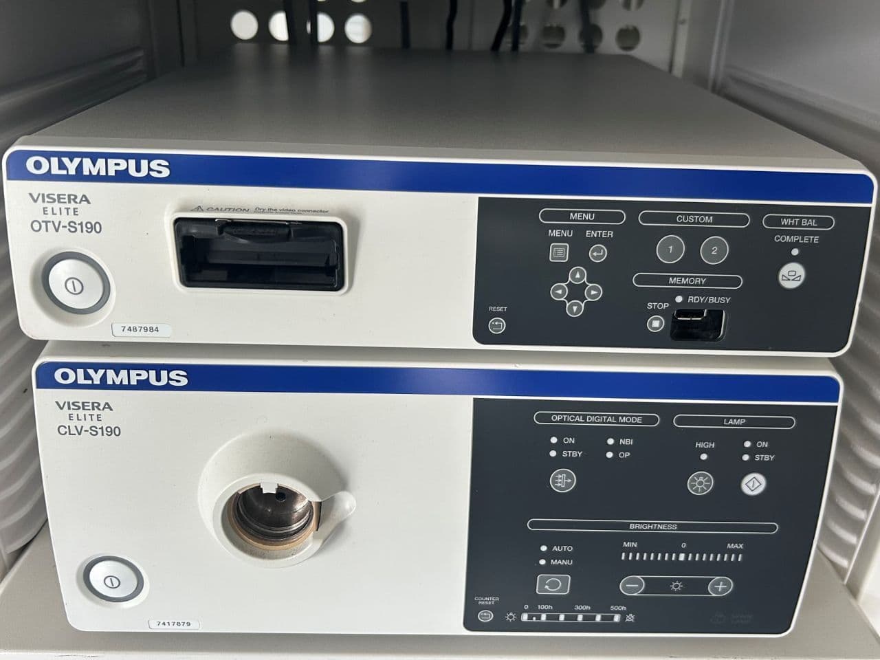 Olympus OTV-S190 and CLV-S190 Visera Elite Video Endoscopy System