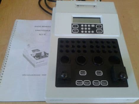 Turbodensitometric Siemens BFT II Coagulation Analyzer