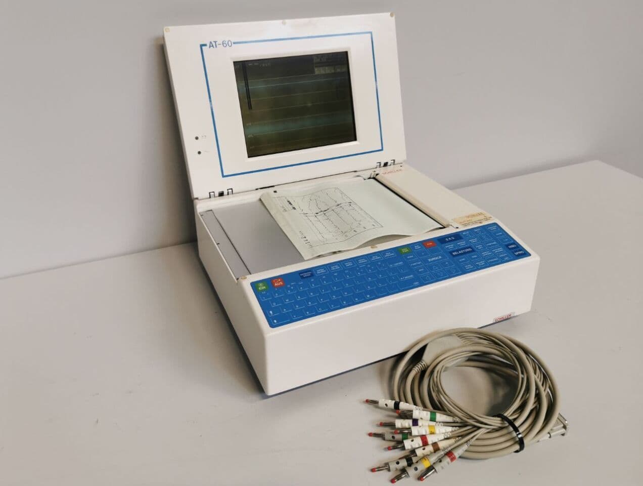 Portable 3-Channel ECG Unit by Schiller — Cardiovit AT-60