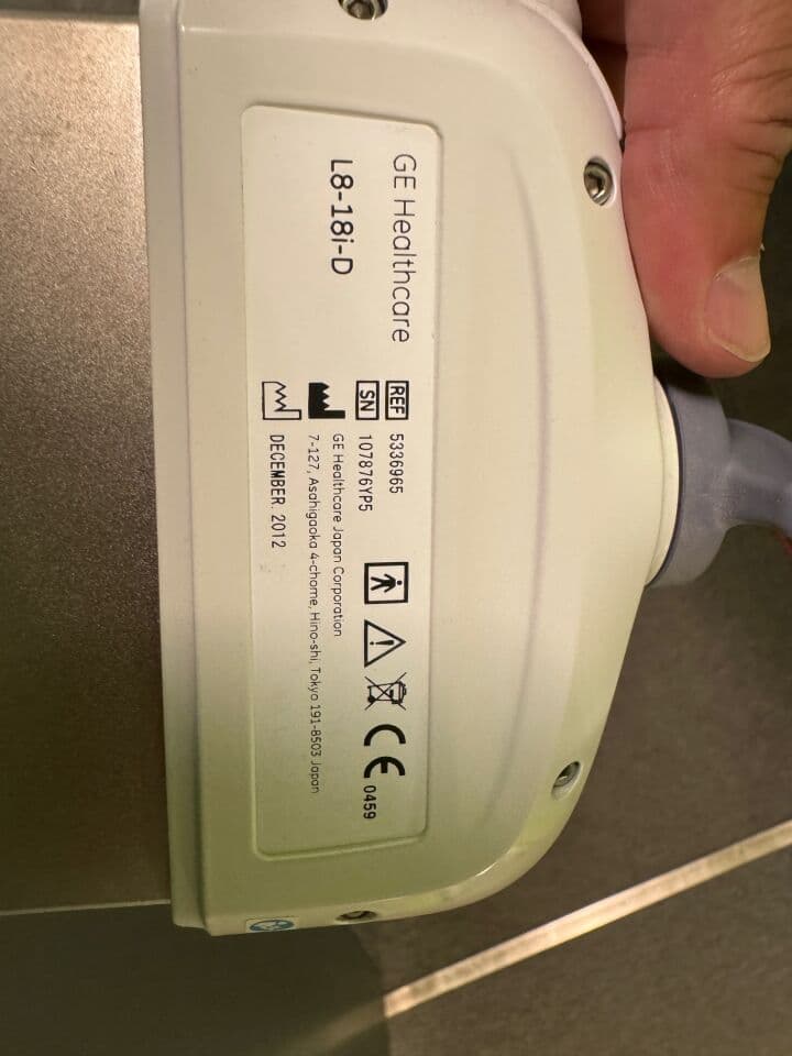 GE L8-18i-D Linear Array Ultrasound Probe