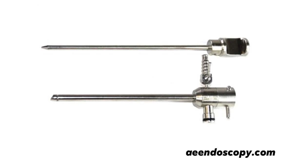 Smith & Nephew 4537 6.0 mm Rotatable Arthroscope Cannula with Flush Valve