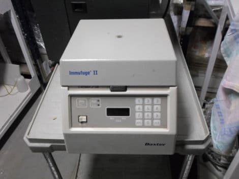 Baxter Immufuge II: Compact Centrifuge for Immunohematology