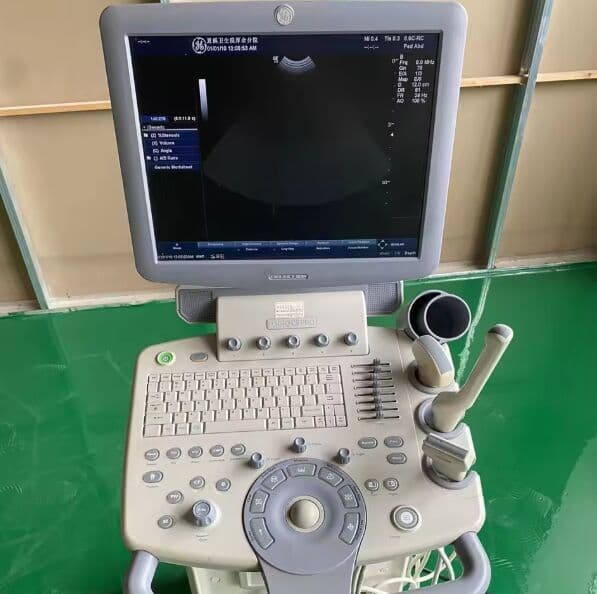 GE Logiq C5 Trolley Color Doppler Ultrasound System
