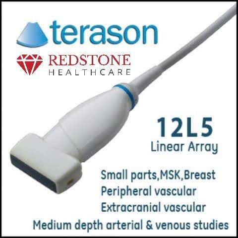 Terason 12L5-v Linear Vascular Ultrasound Transducer