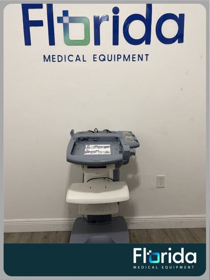 For Sale GE VOLUSON H48671YS 2013 E ROLLING CART W/ TRIPLE CONNECTOR