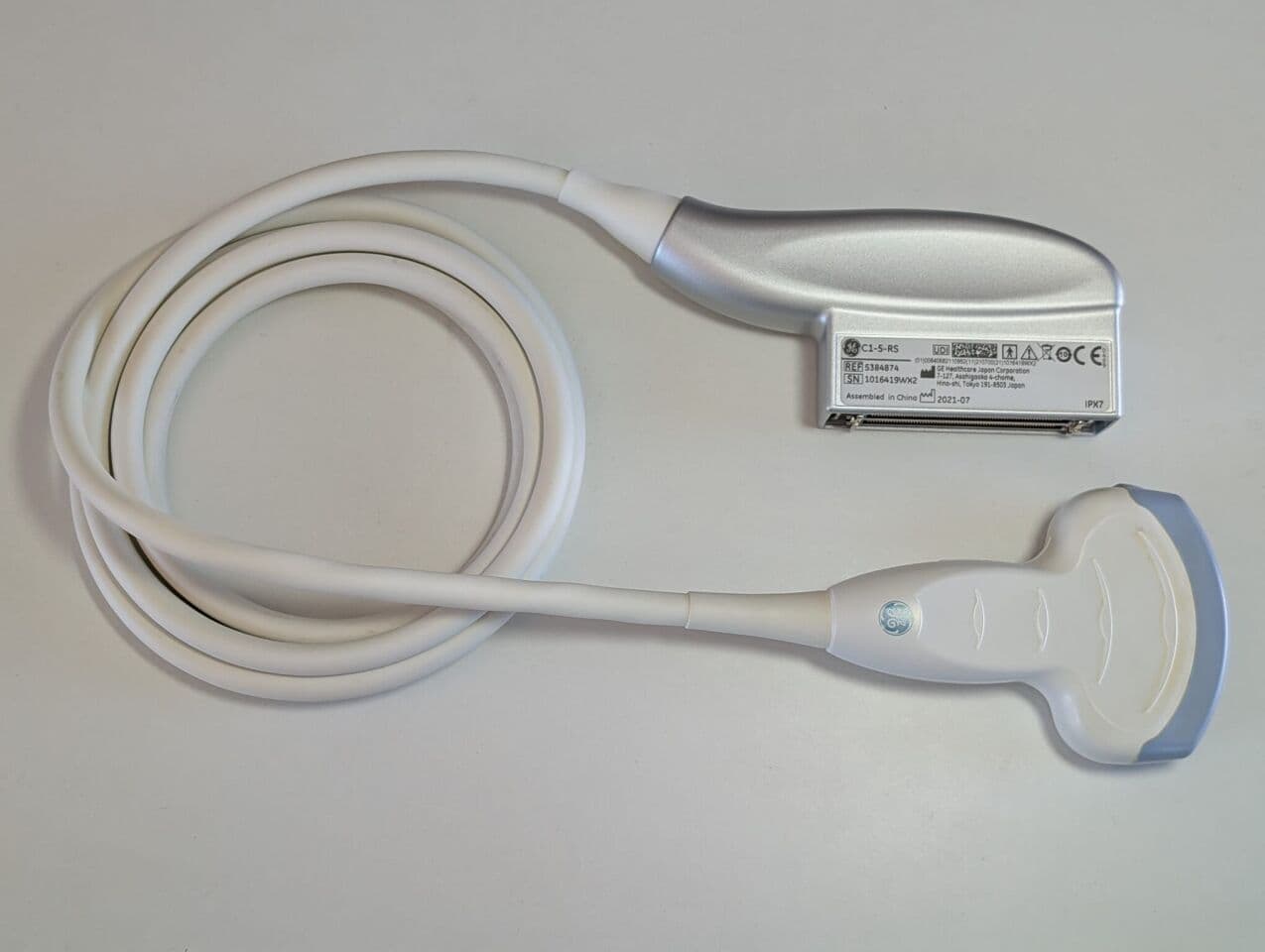 GE C1-5-RS Curved Array Ultrasound Transducer