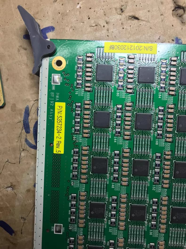 GE 5357234 | Voluson E6 E8 E10 BF192 Board | Ultrasound Digital Beamformer PCB | Voluson Expert Series Spare Parts | Ultrasound Frontend RF Board Serial Number 5357234