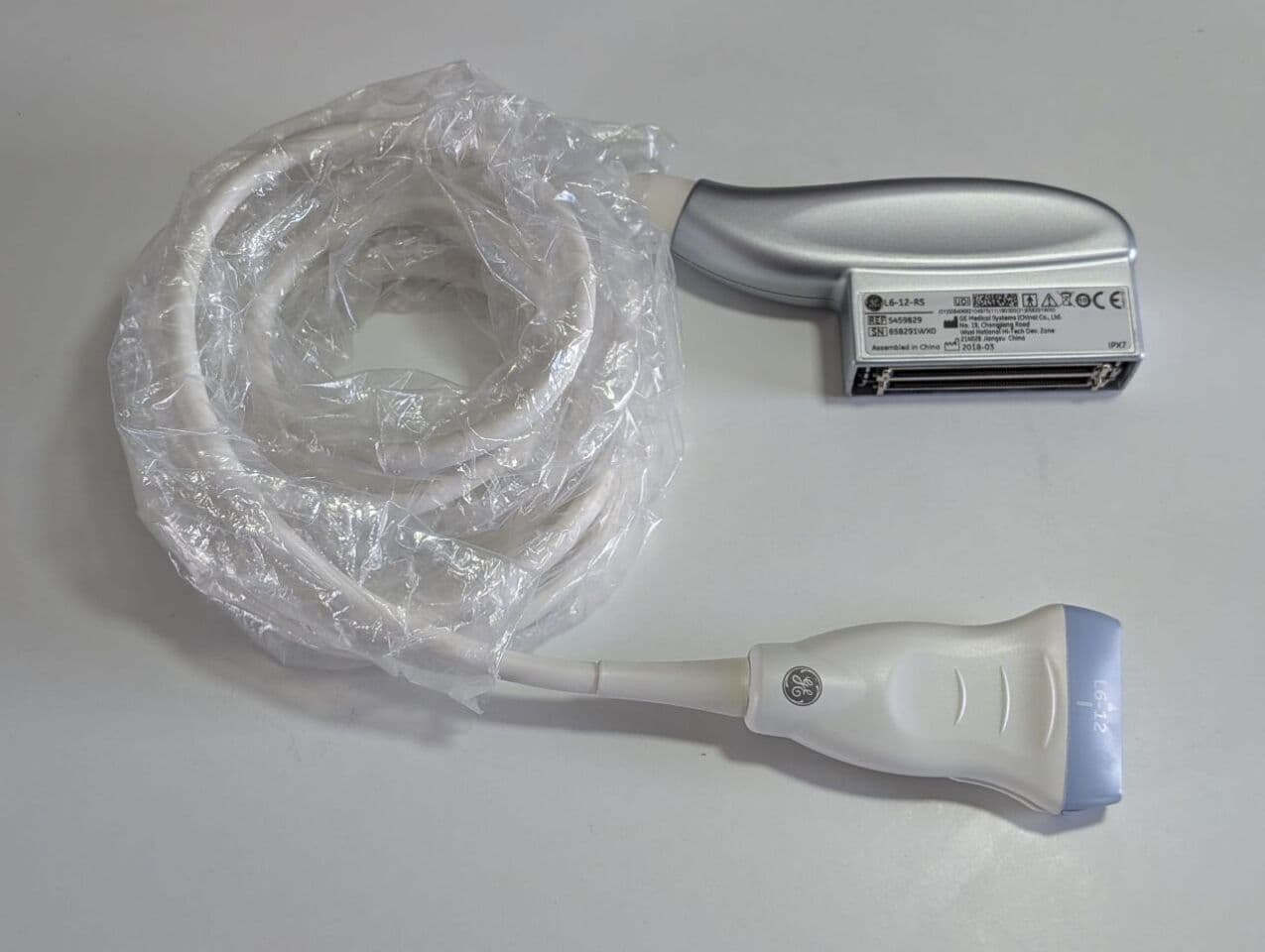 GE L6-12-RS Linear Array Ultrasound Transducer