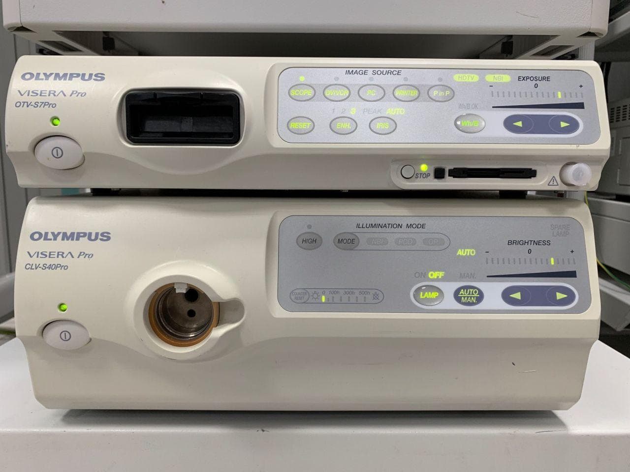 OLYMPUS OTV-S7PRO & CLV-S40PRO — VISERA PRO Endoscopy System