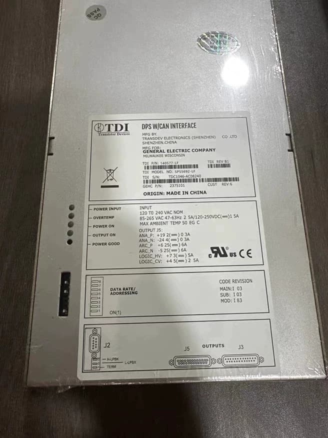 GE Mammography Power Supply | Brand New DR Detector PSU | Senographe Pristina Essential Component | Mammographic Digital Detector Matrix Converter | Regulated Medical Power Module
