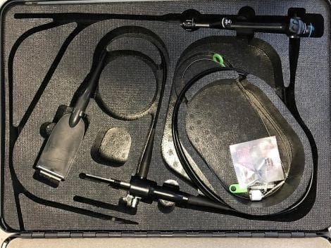 Flexible OLYMPUS URF-V Video Ureteroscope for Urological Procedures