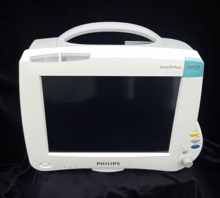 Philips IntelliVue M8004A MP50 Patient Monitor with M3001A Module