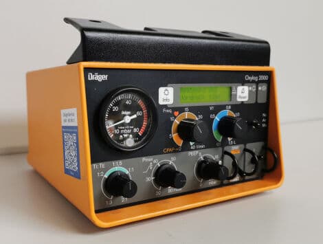 Draeger Oxylog 2000 Portable Emergency Ventilator