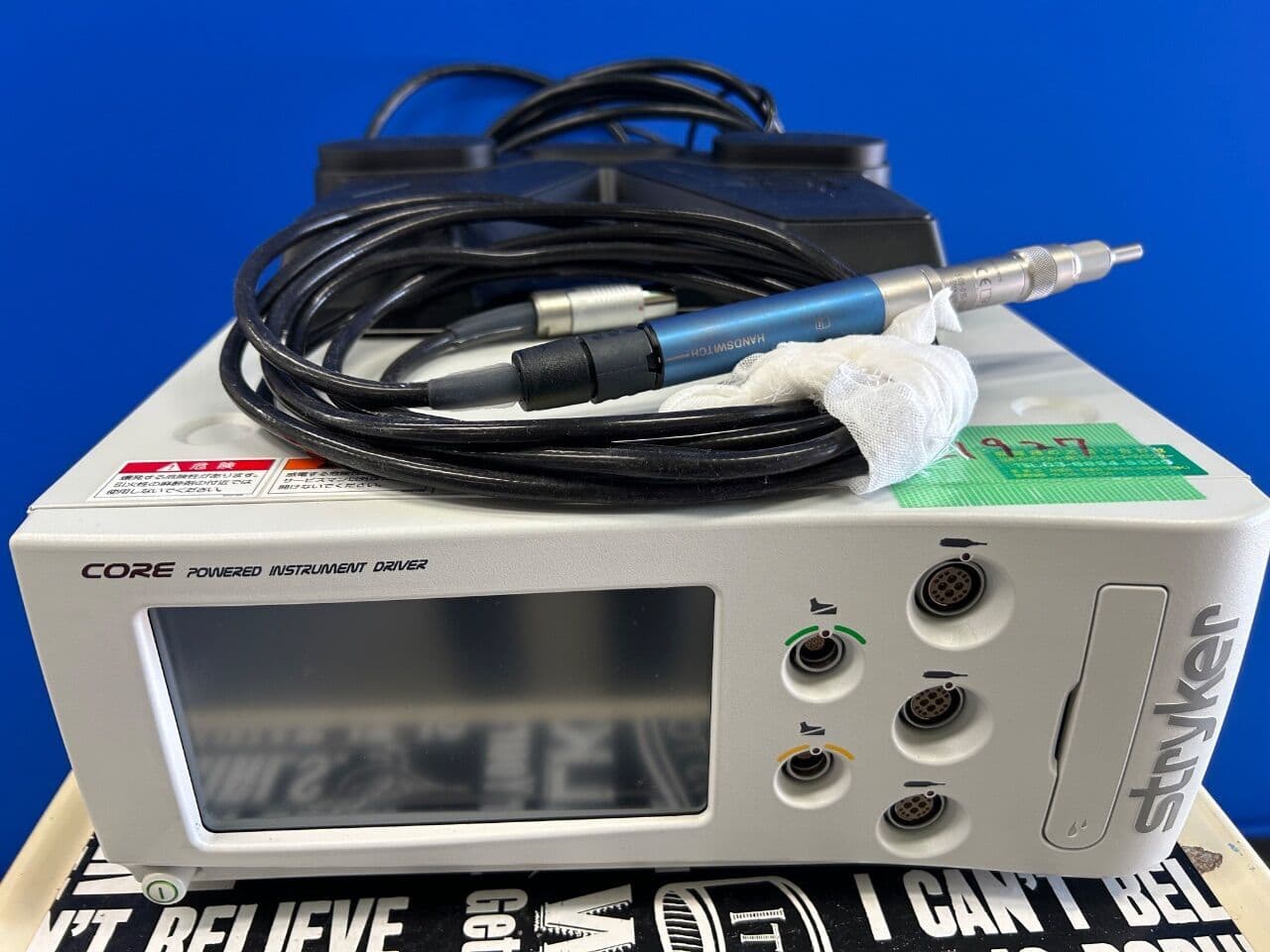 Stryker Core Console with RemB Electric Micro Drill Handpiece (6400-015-000)