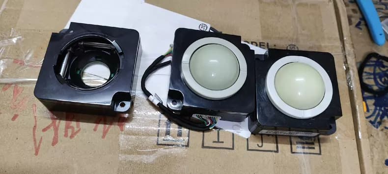 GE LOGIQ V5 F6 F8 Ultrasound Trackball Assembly 5393439 5393439-2 TAS4729N