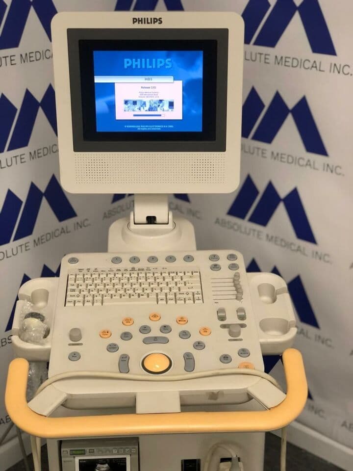 Philips HD 3 Diagnostic Ultrasound System with L9-3 Linear Probe