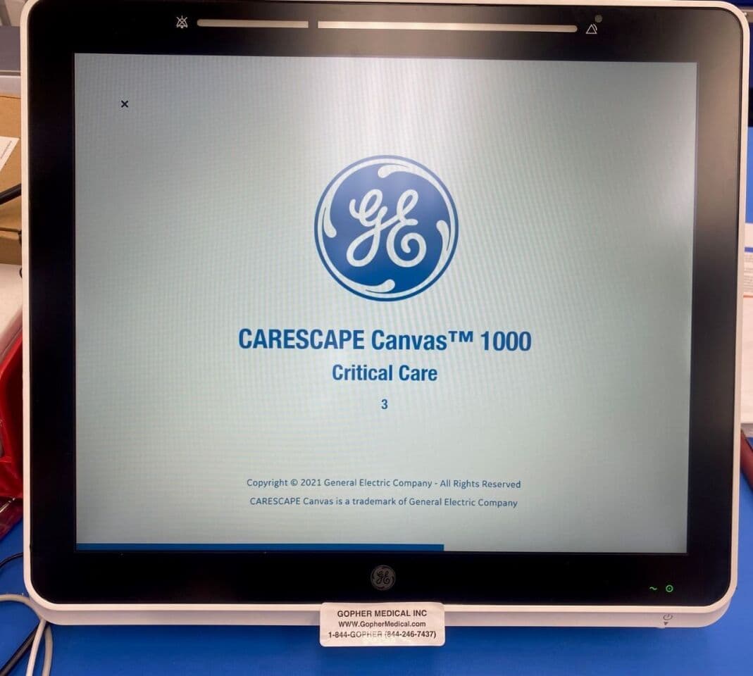 For Sale GE Carescape Canvas 1000 Monitor