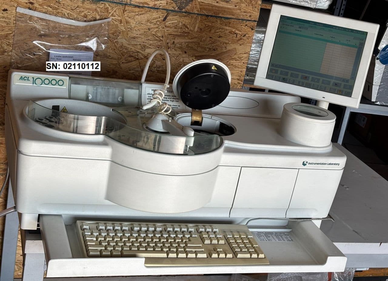 Instrumentation Laboratory ACL10000 Automated Coagulation Analyzer